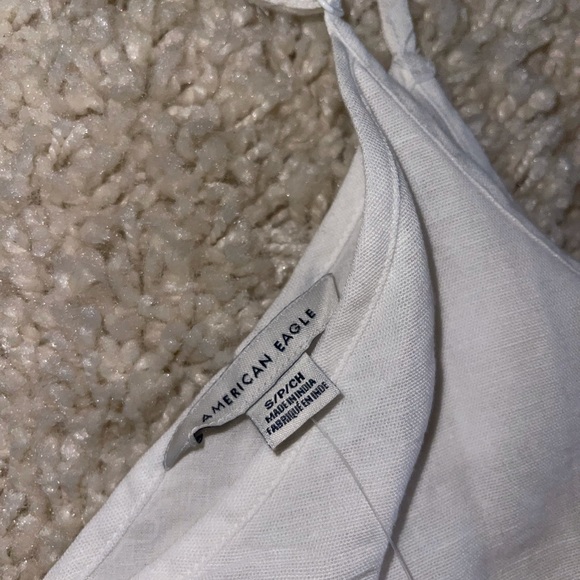 American Eagle White Button Up Mini Dress - Picture 5 of 5